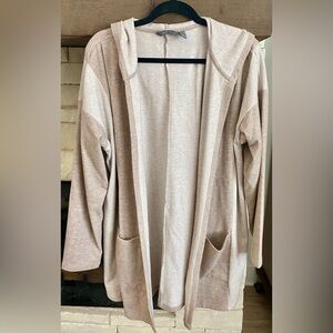 Anybody Oatmeal Open Front Jacket